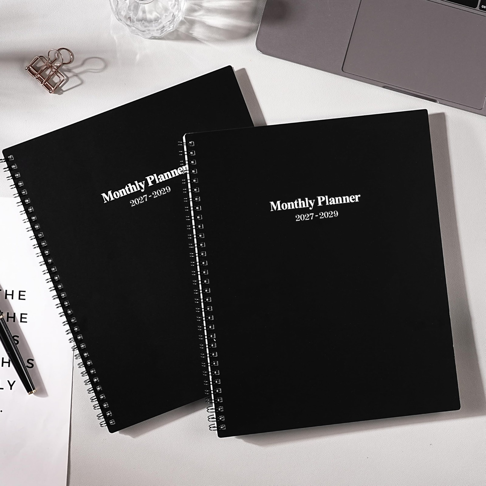 2027-2029 Monthly Planner/Calendar – 3 Year Planner Large, black