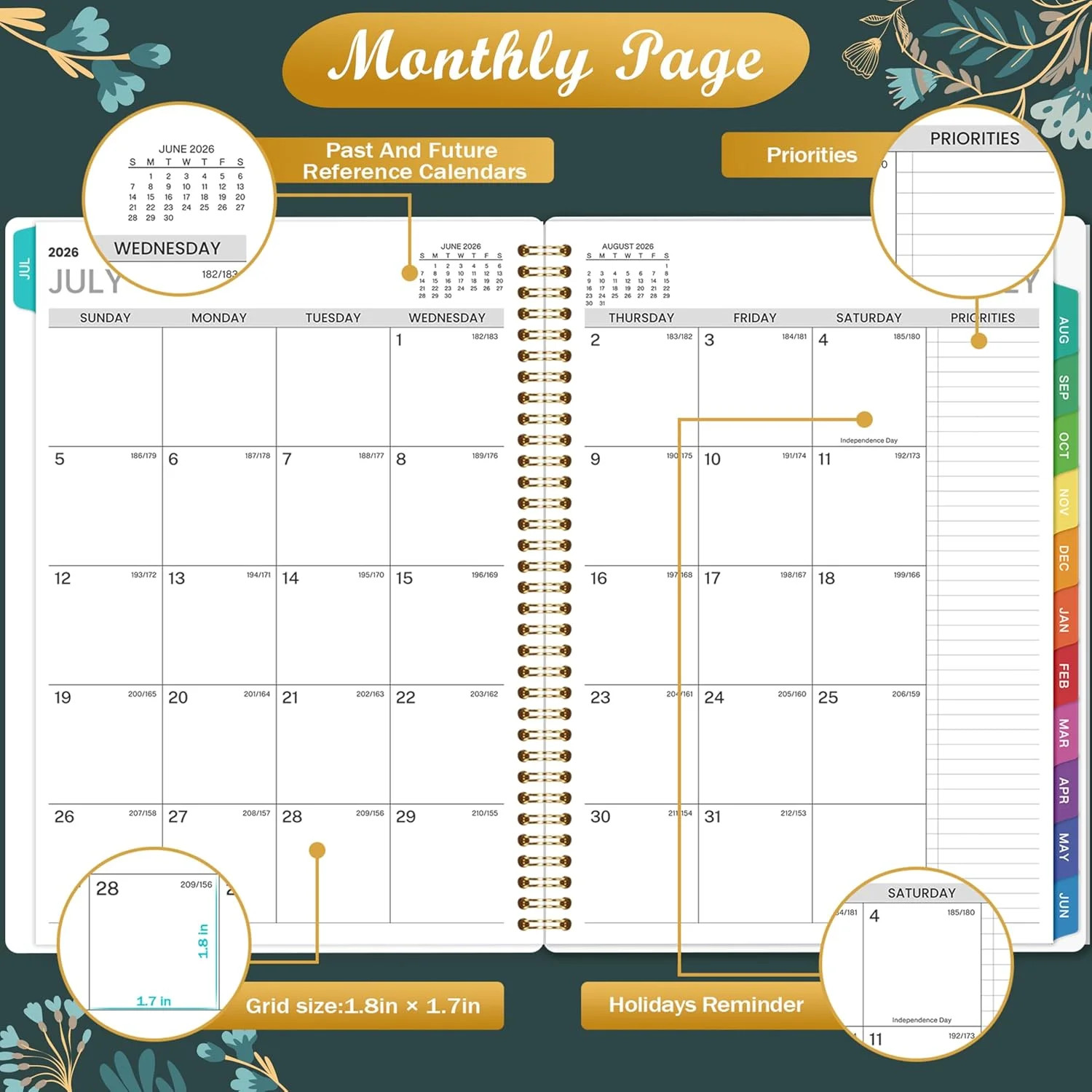 Appointment Book 2026-2027 – Daily Hourly Planner 2026-2027, July 2026 – June 20