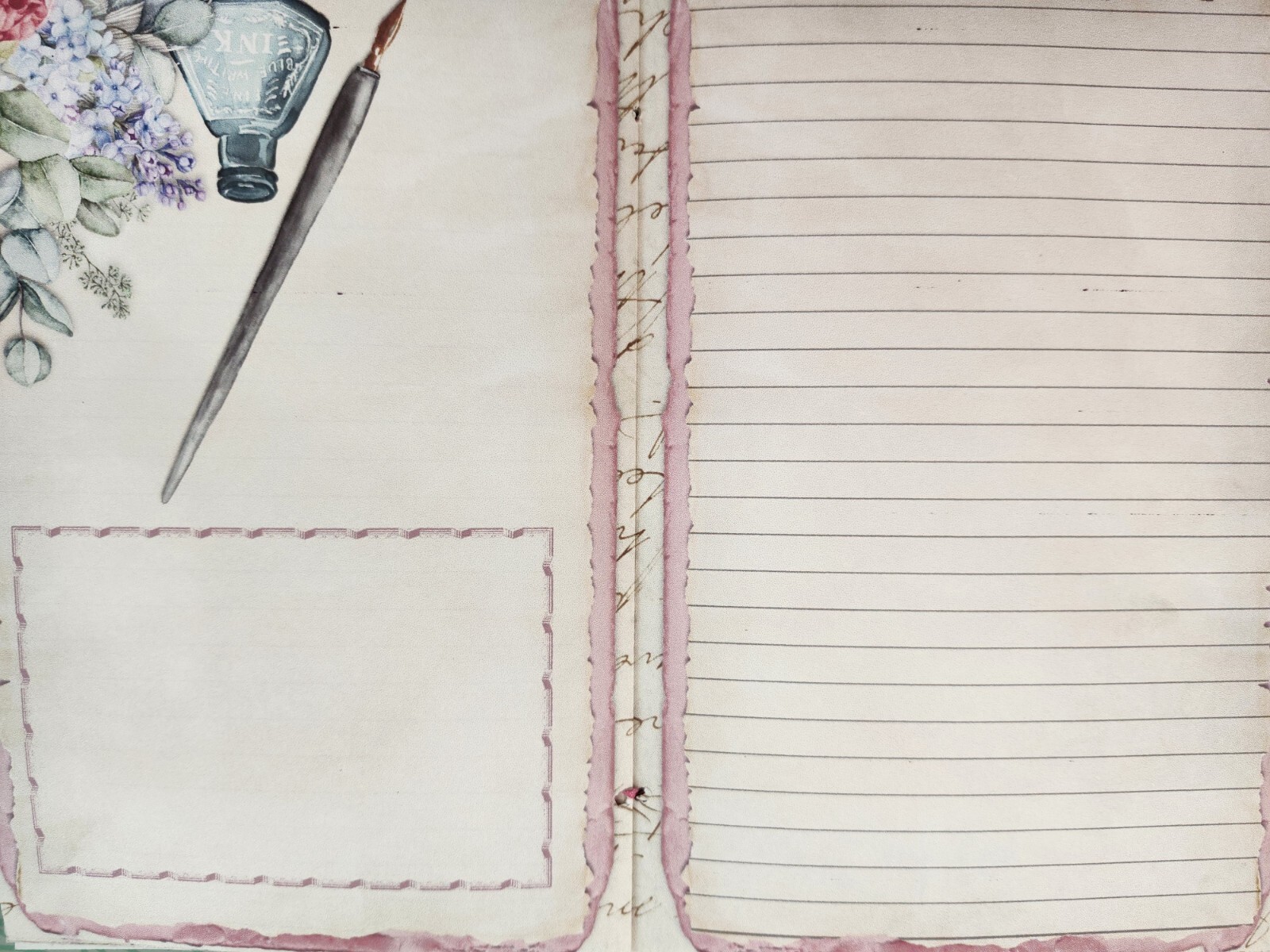 Junk Journal Booklet “POETRY 2” Prose Author Journal Diary Lots of Ephemera!