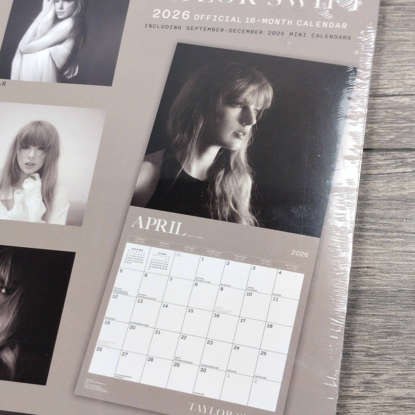 Taylor Swift L 2026 12×24″ Hanging 18 In Monthly Square Wal Calendar NEW