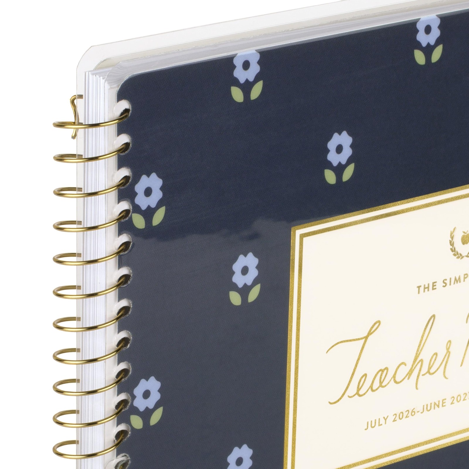 AT-A-GLANCE Teacher Planner 2026-2027 Weekly & Monthly Academic Floral