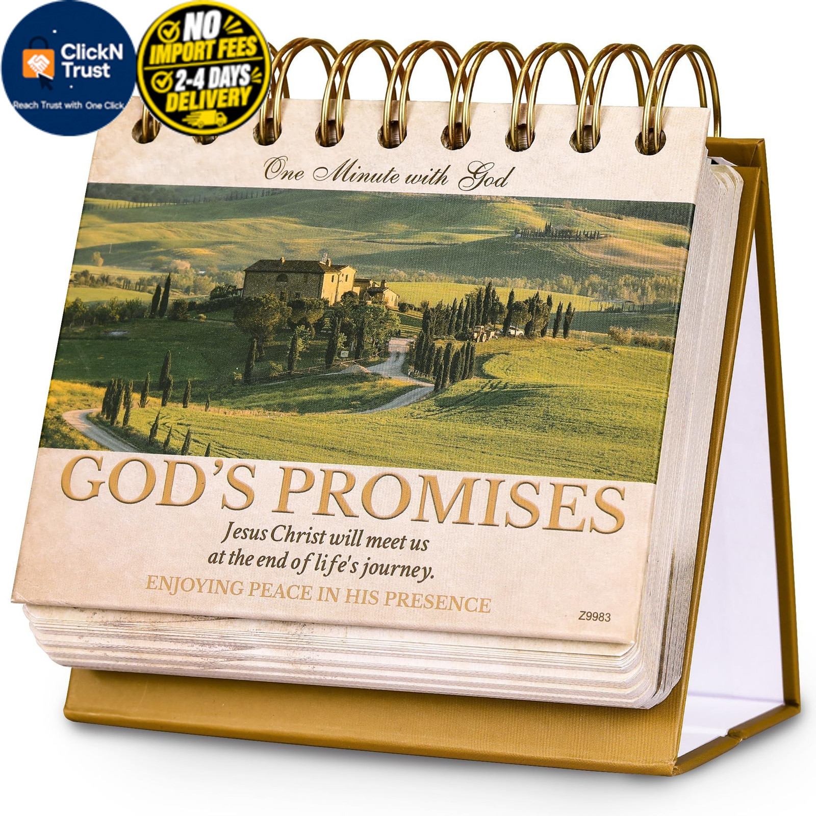 Desk Calendar – Christian Gifts/Religious Gifts for Women, Bible Gifts, 4.8″…