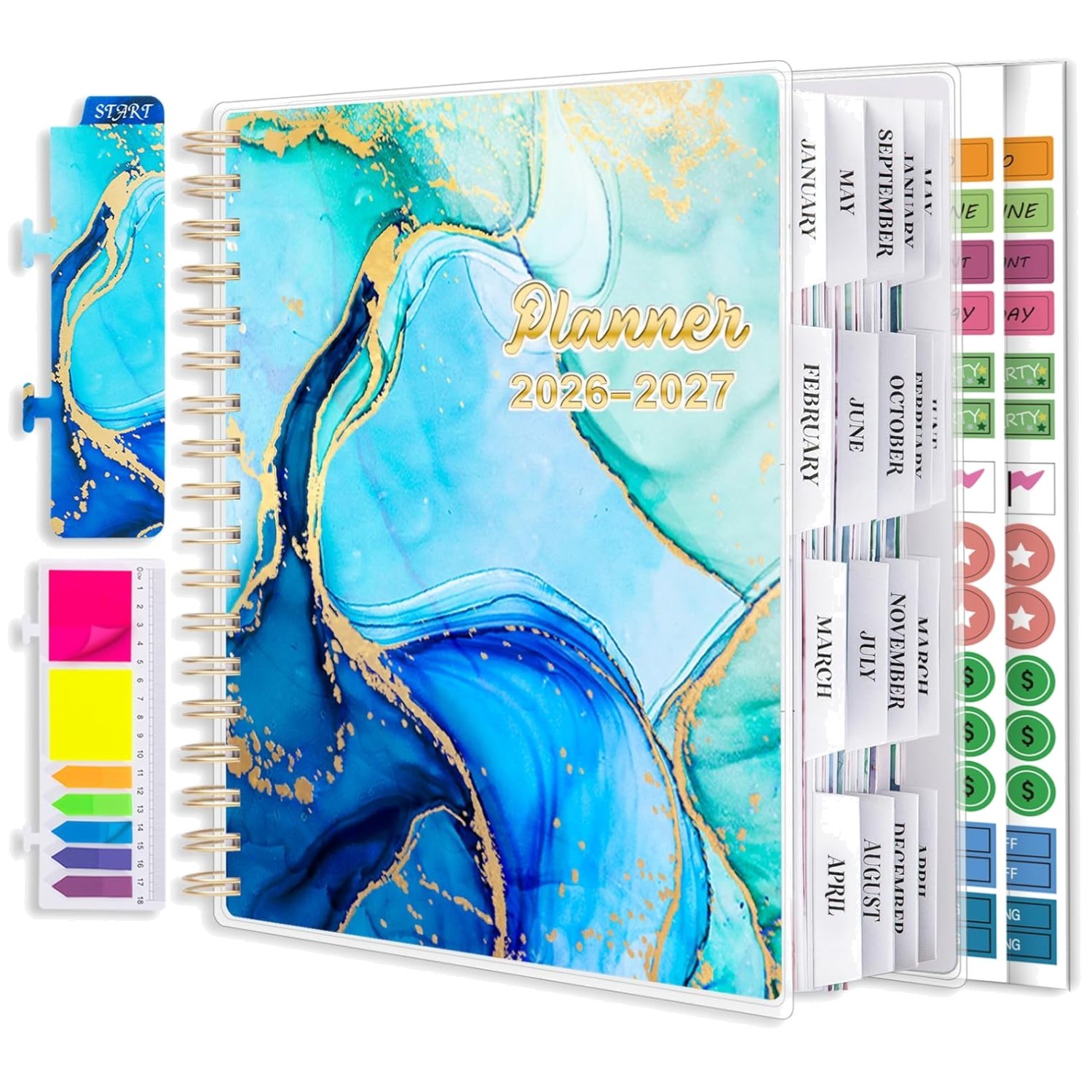 Large 7.9″ x 9.8″ Planner with Accessories