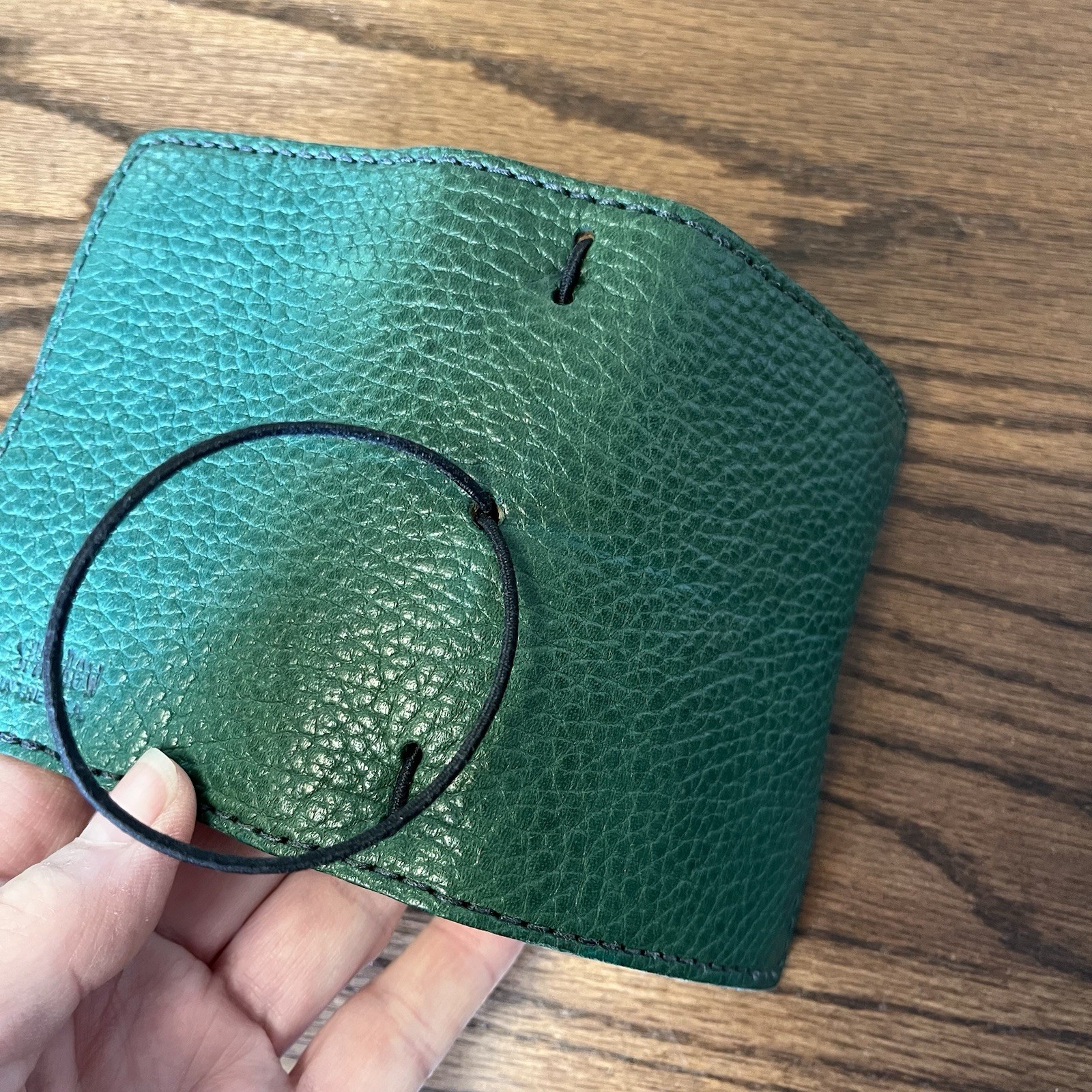 Chic Sparrow Embossed Leather Traveler’s Notebook Pocket Sz Loop Journal Inserts