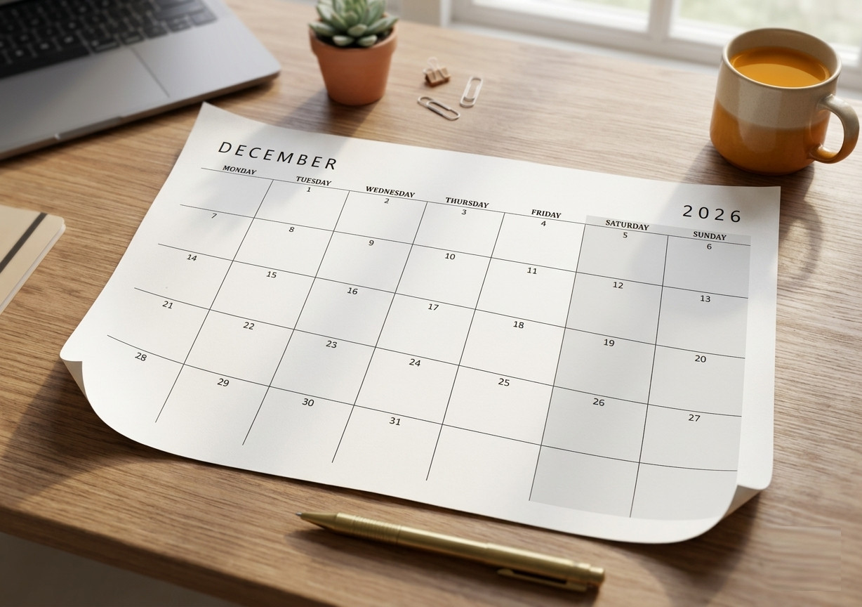 3.99 *ON SALE* 2026 Calendar Printable Landscape,Monthly Planner DOWNLOAD PDF v4