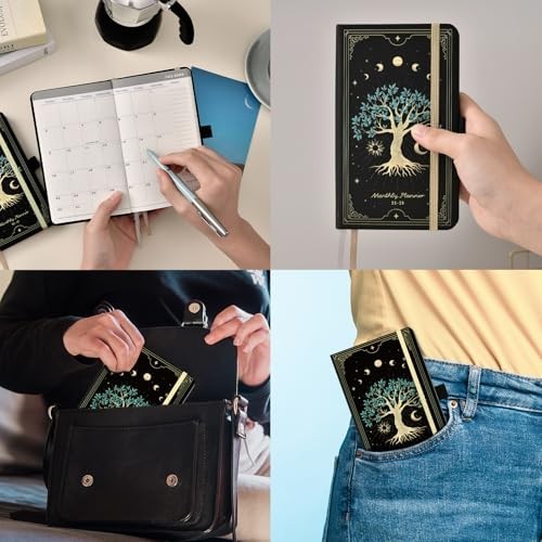 Pocket Monthly Planner 3 Year July 2026 to June 2029 6.3×3.8 Inches for Purse