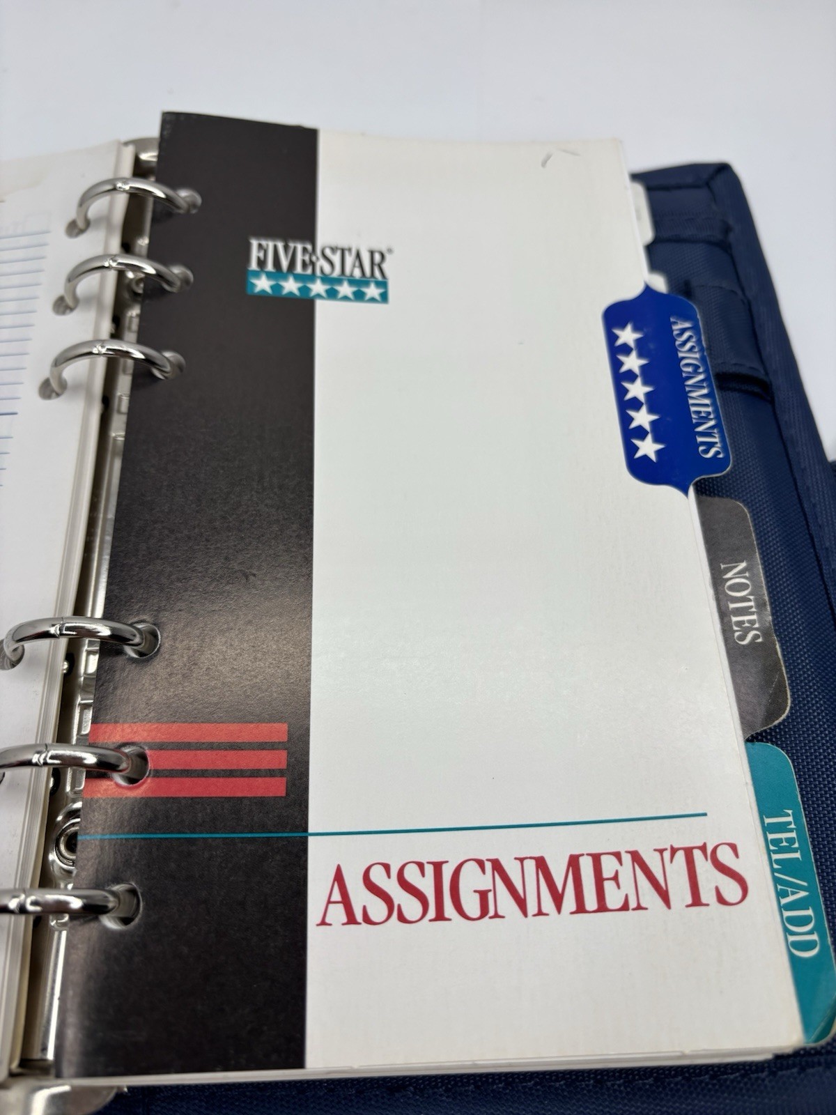 Vtg 1994 Mead FIVE STAR Student Day Planner – Day Planner Blue 7.5×6