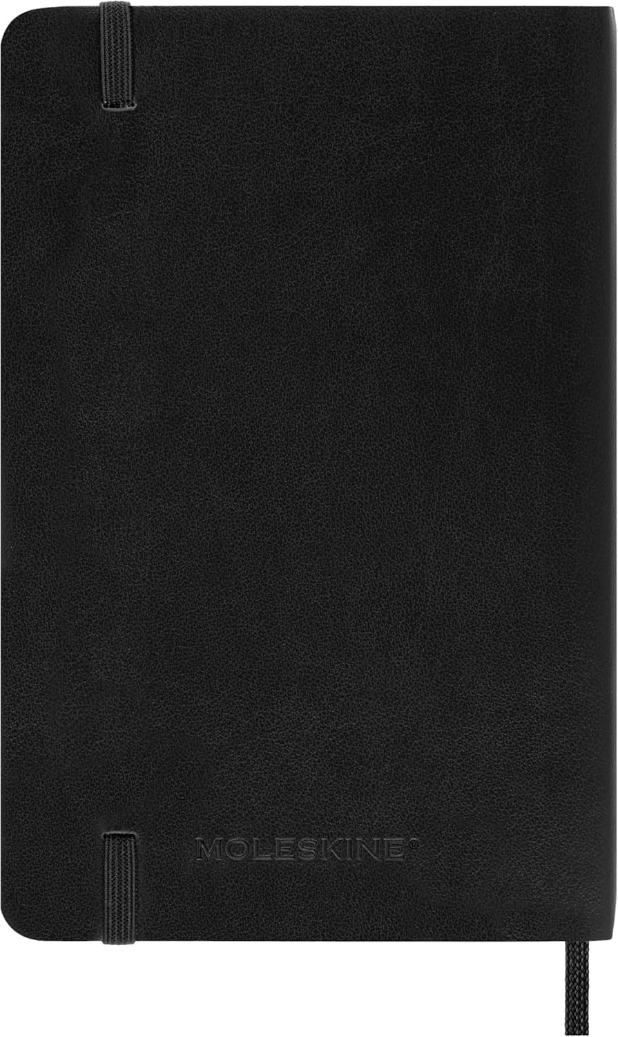 Moleskine Monthly Planner 2027, Soft Cover 12 Month Diary with Elastic Closure,