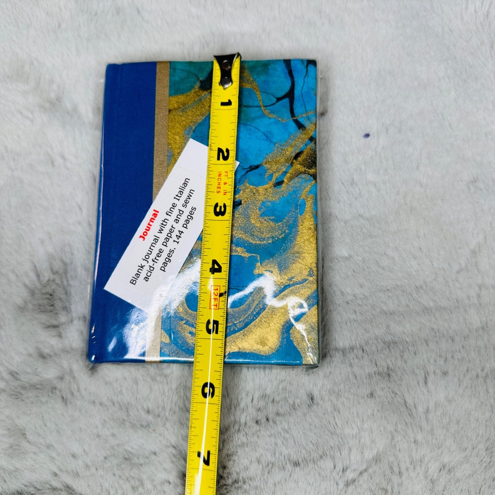 Handcrafted Journal Sandy Hook Thai Marbled Nuum Paper Cover 144 Unline Pages