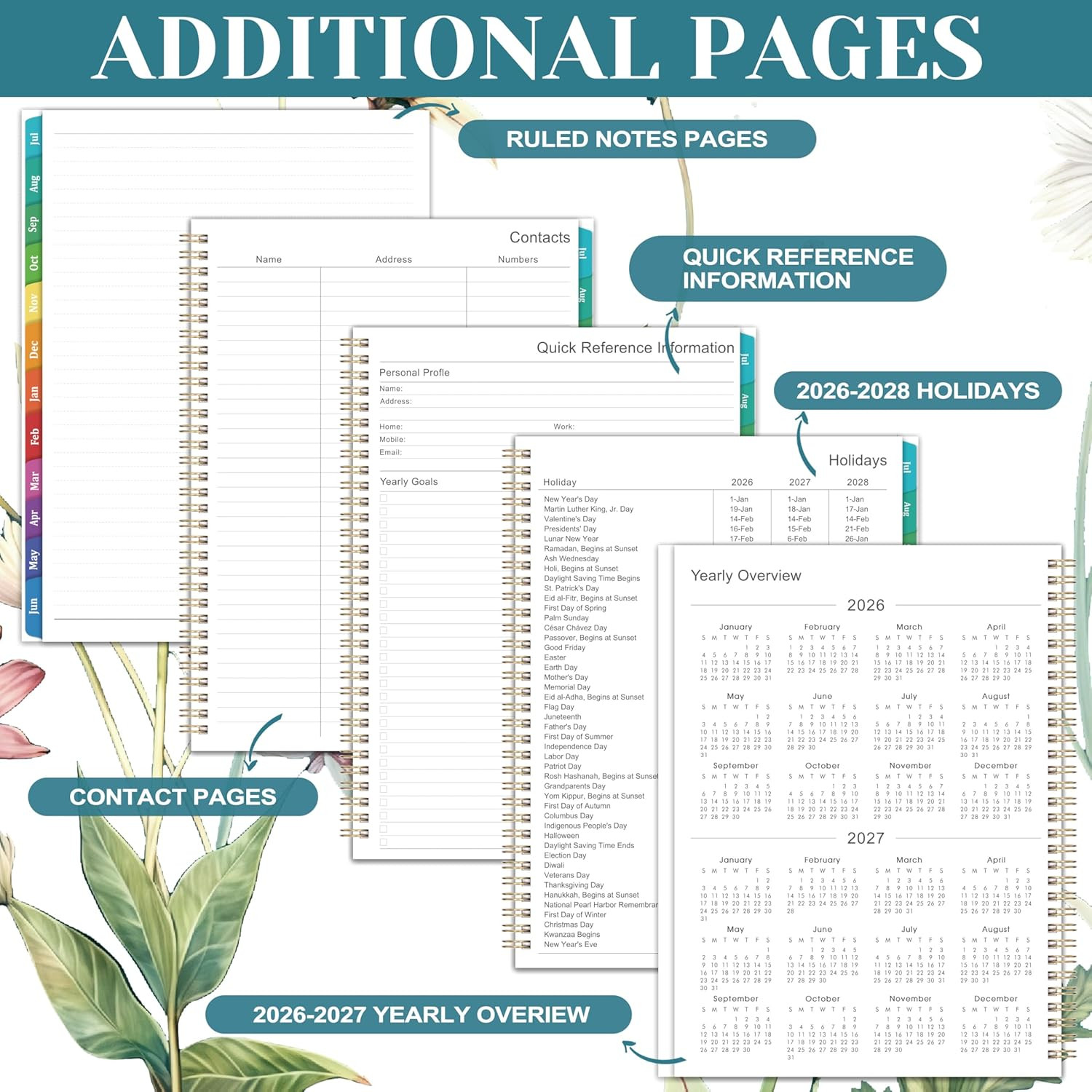 Planner 2026-2027 – Academic Planner 2026-2027, from JULY 2026 to JUNE 2027, 9”