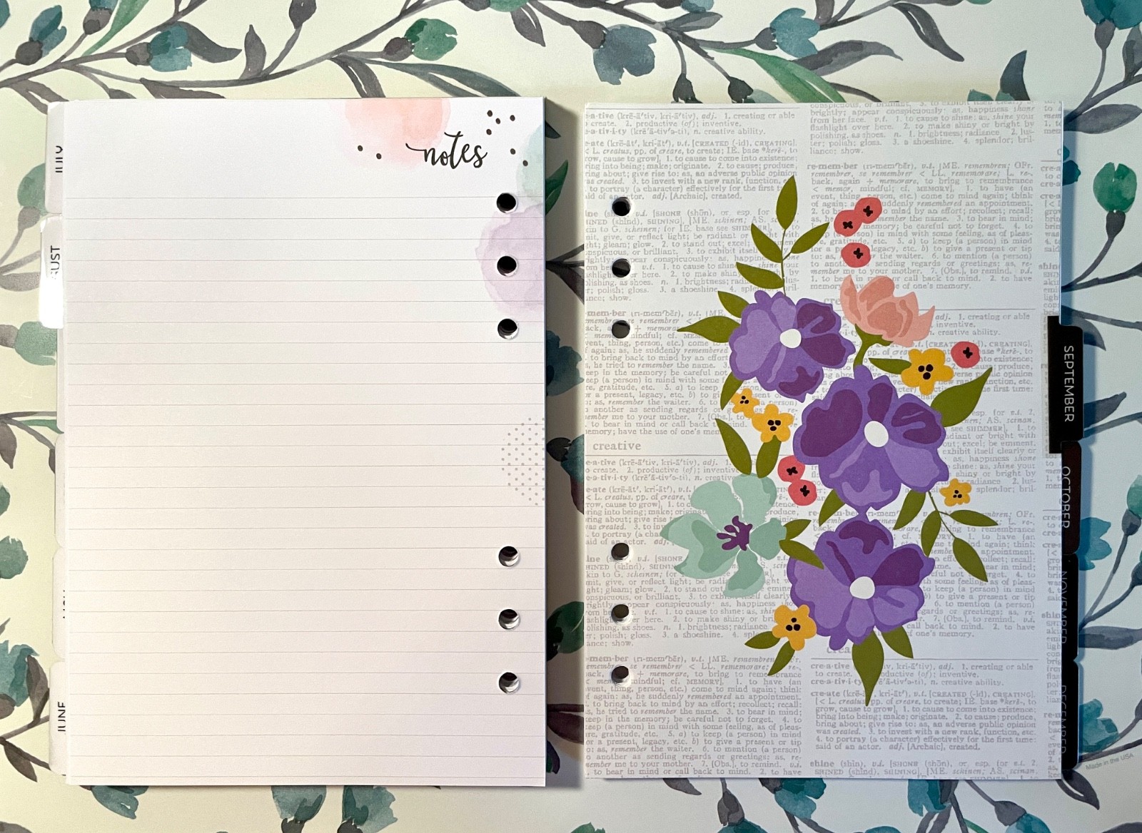Carpe Diem Undated A5 Planner Inserts – Choose Joy