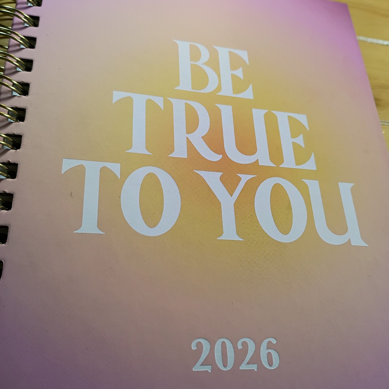 ÉCCOLO 2026, 12 Month Weekly Planner,Stickers, 7 X 8 3/4 In. Be True To You. New