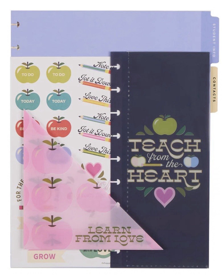 Happy planner – Mod TEACHER, PARENT & STUDENT INFO – BIG ACCESSORY PACK 42 PCS