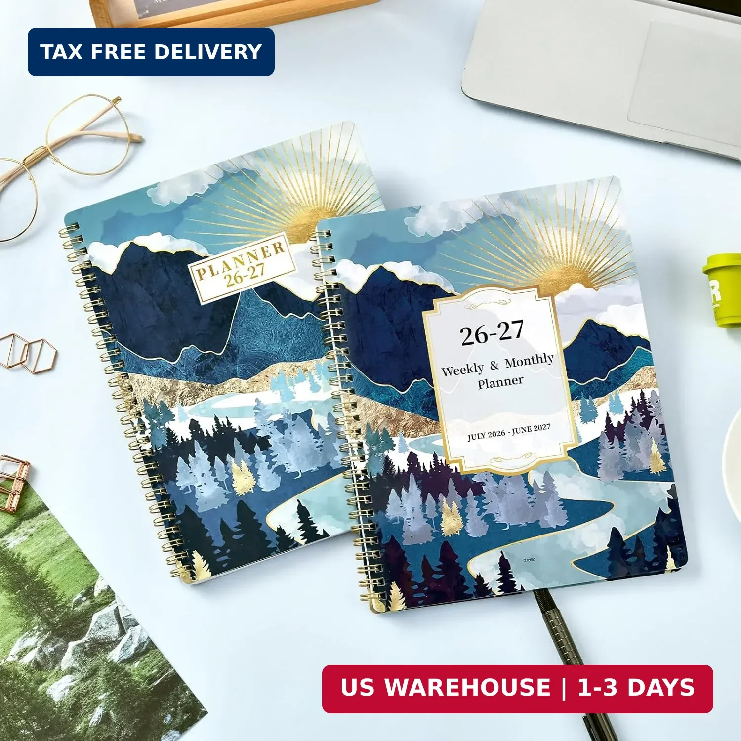 2026-2027 Planner – JUL 2026 – JUN 2027, Planner 2026-2027, 8” x 10”, Planners