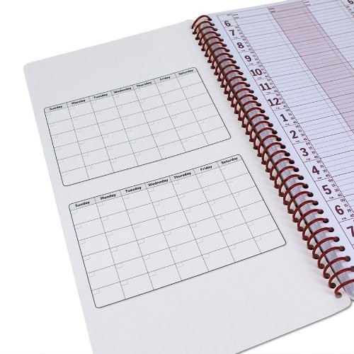 “Large Undated Appointment Book 12.75″ x 13.5″ – 6 Column Daily Planner”