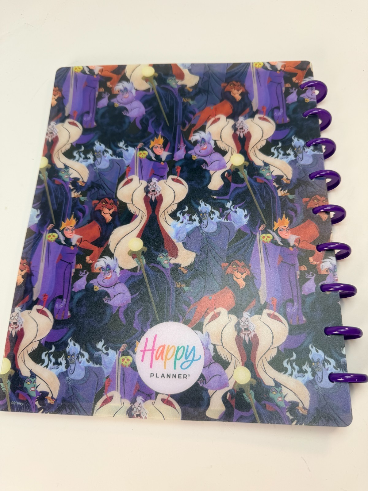 Disney Villains Happy Notes Notebook, 60 Sheets 8.5×11″ Dotted Line Paper