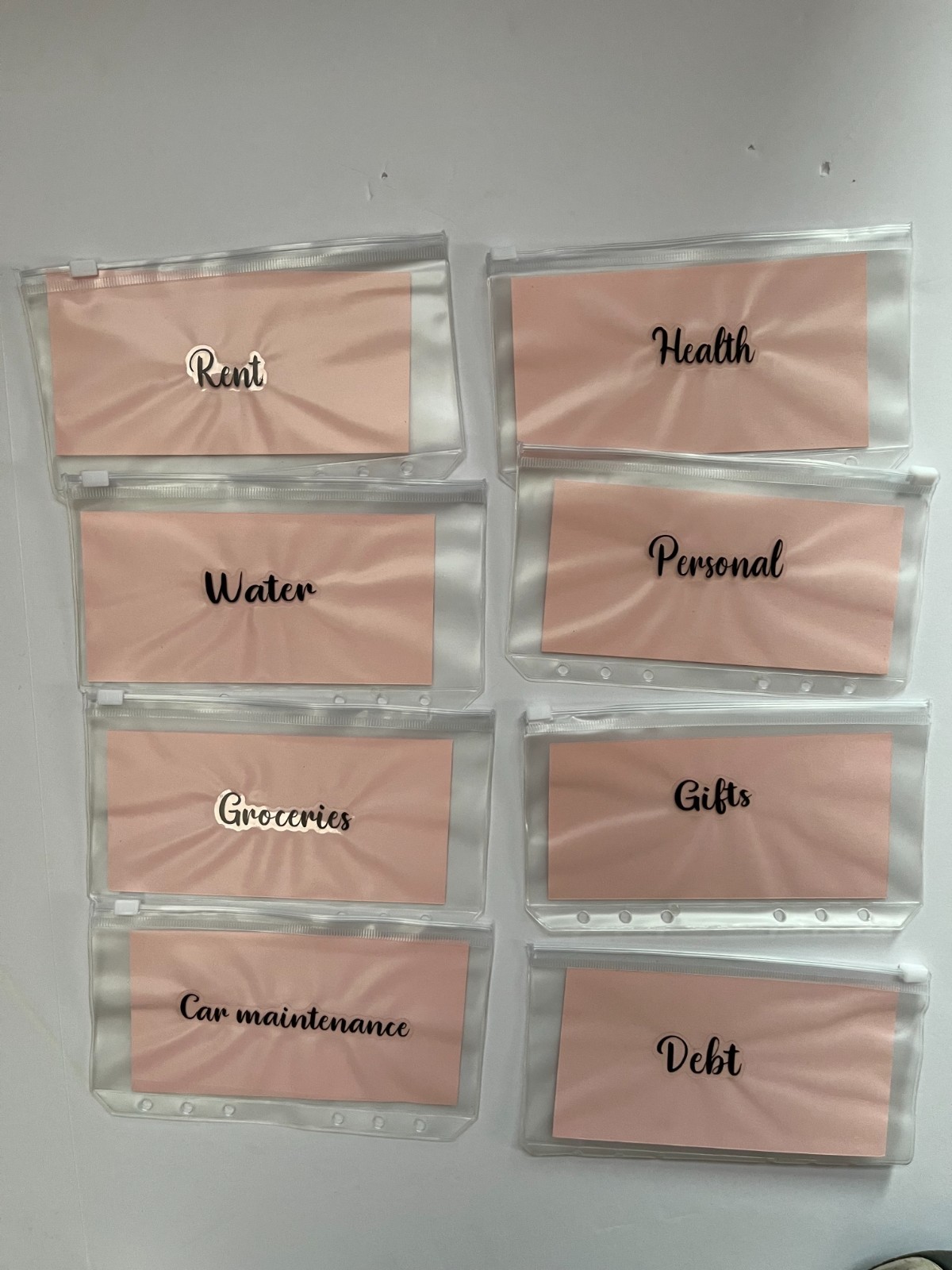Lavendar budget binder, cash envelope system planner, savings and budget planner