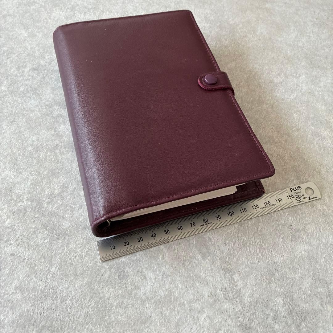 Filofax Vintage Leather Agenda Organizer Planner Cover 185×135mm Unused