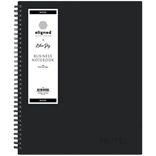 Aligned Notes Professional Business Flexible Cover, Twin 8.5″ x 11″ Notebook