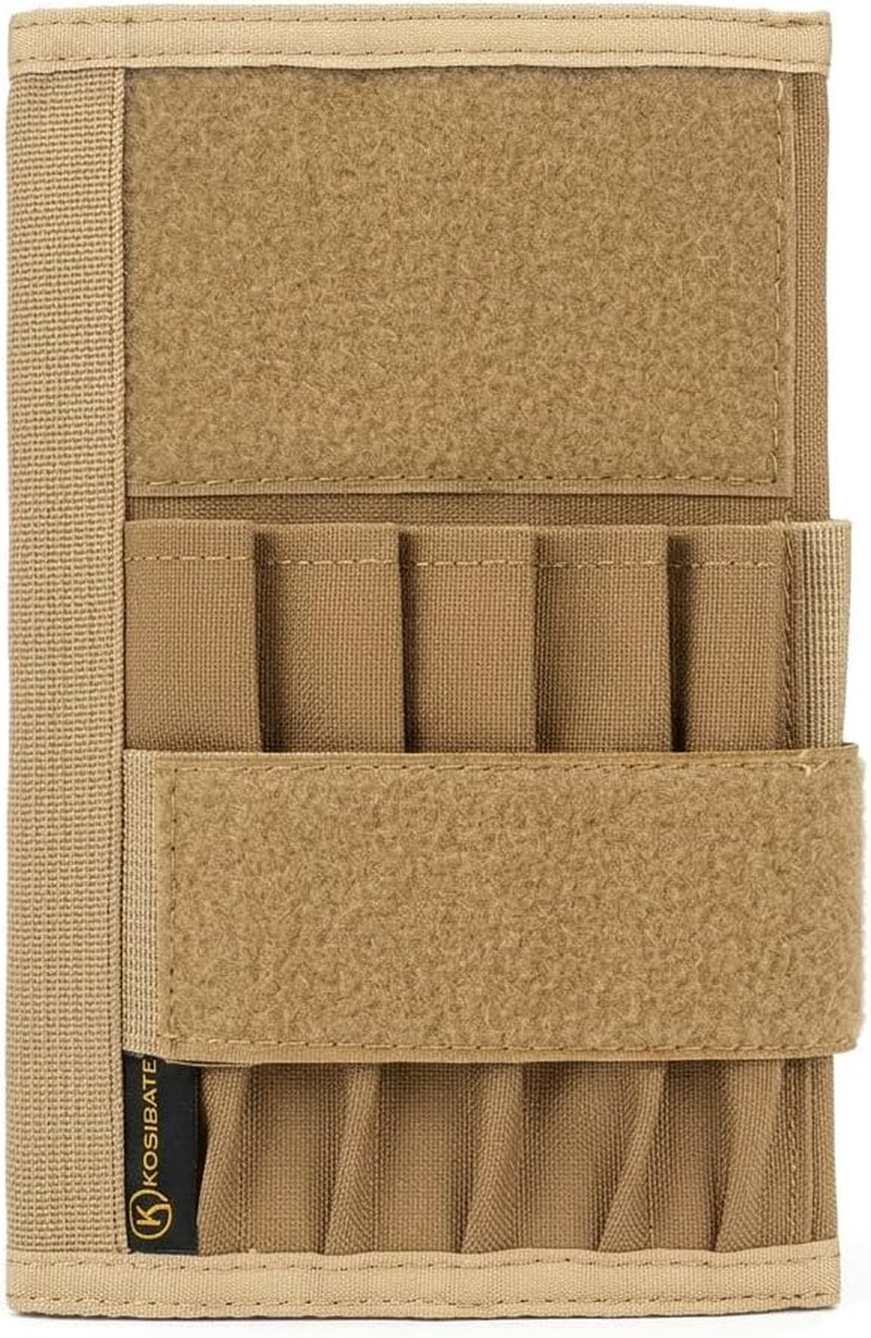 Tactical Notebook Cover for 5″ X 8″ Field Notebook, Military Army Greenbook Cove