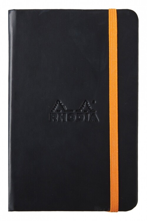 Rhodia Rhodiarama Webbies Lined Paper Notebook in Black – 5.5 x 8.25 – NEW