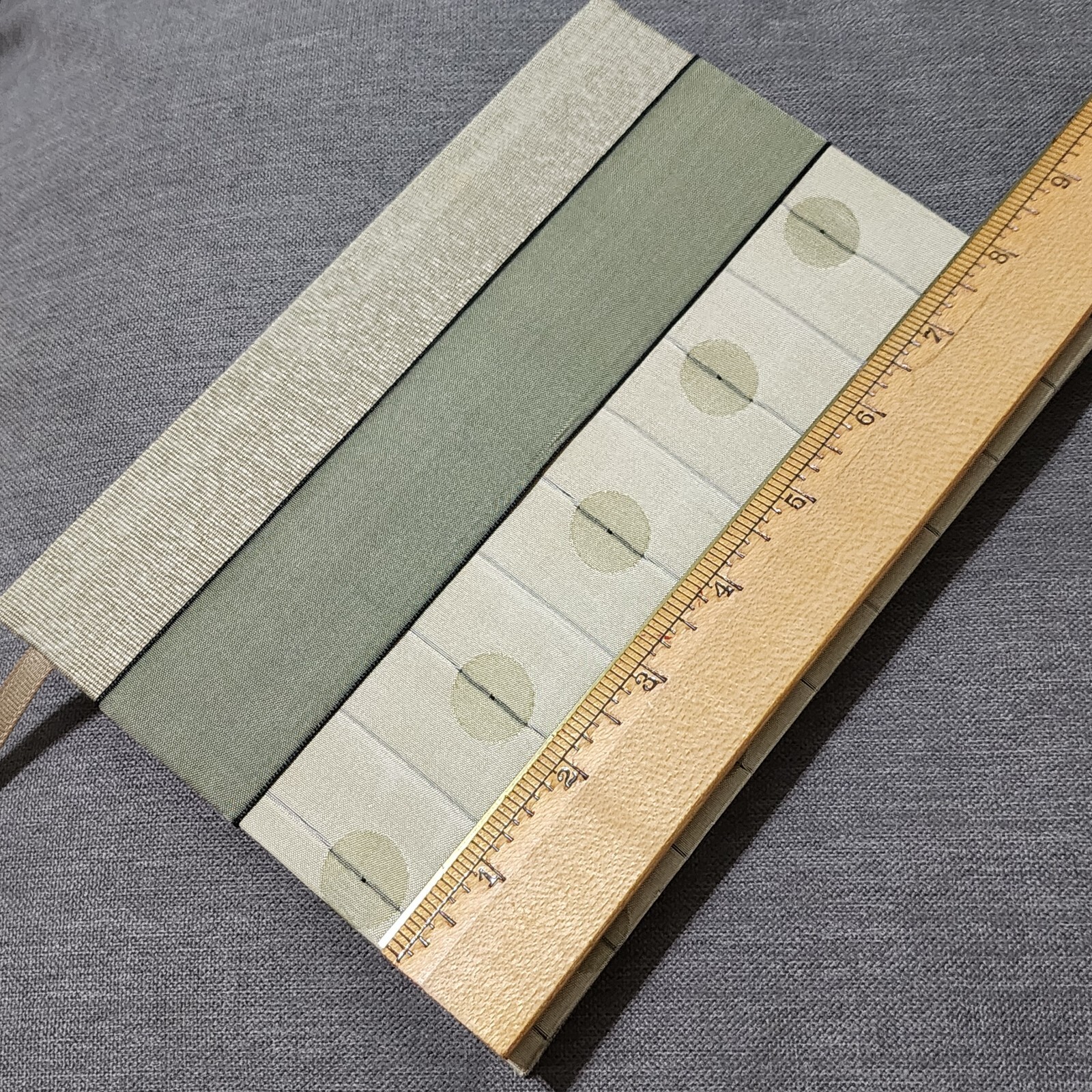 Molly West Handcrafted Blank Lined Journal Hardcover 8″x5.75″ Sage Green