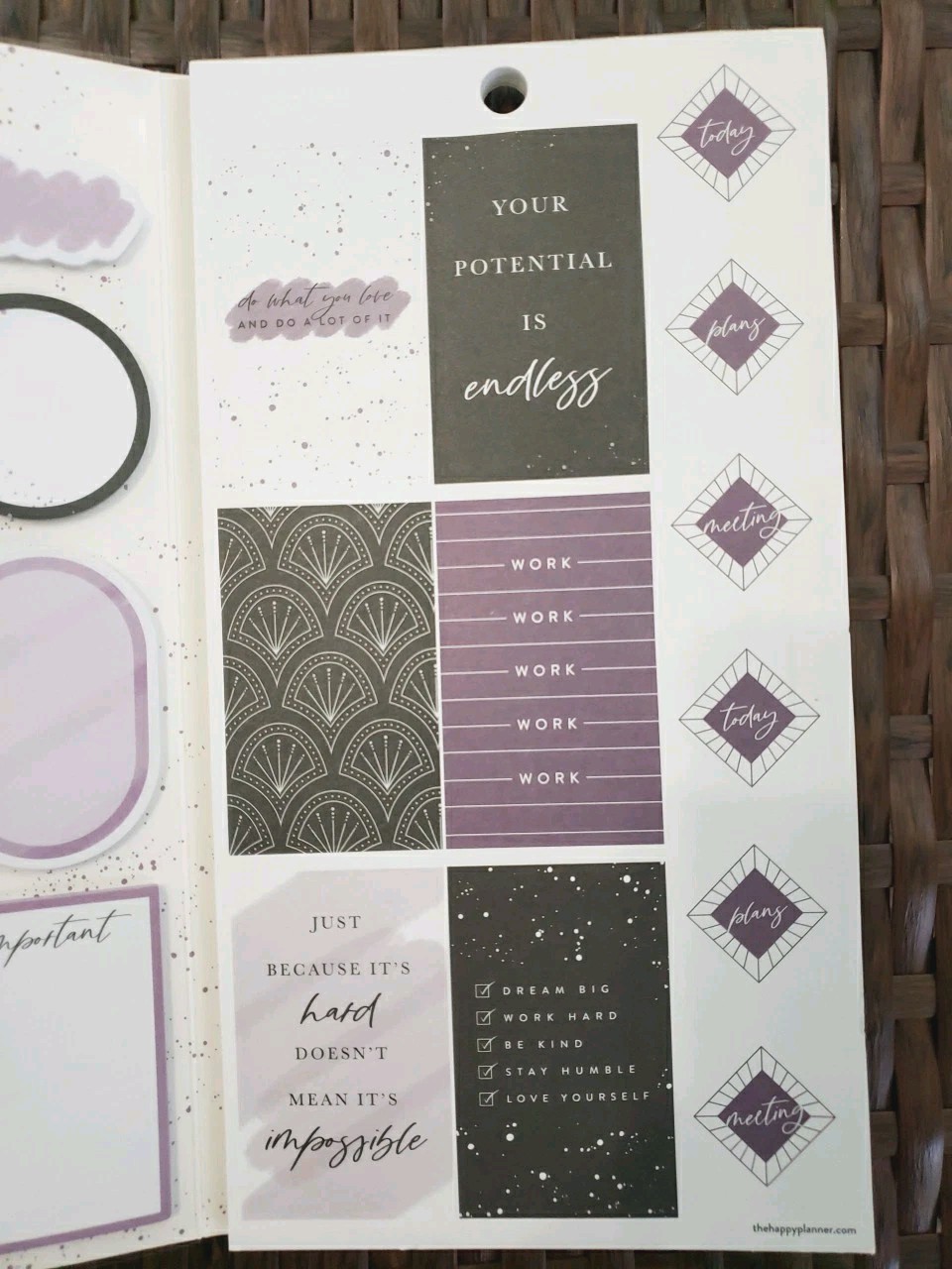 The Happy Planner Girl With Goals Accessory Book ~ You Got This Theme ~ 895 pcs