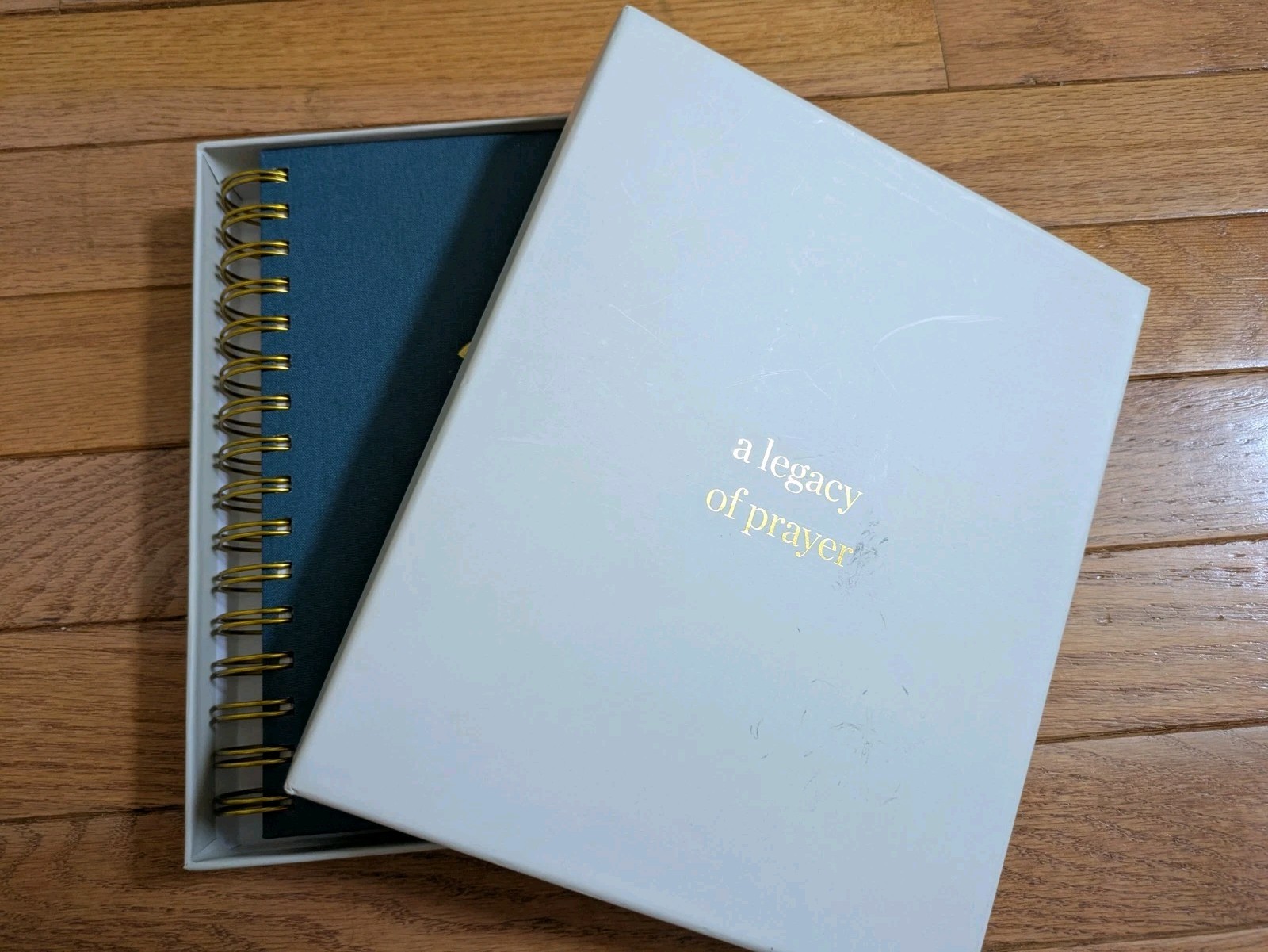 yearly journal: A Legacy of Prayer (maybe says 2019 but seems any year will do)