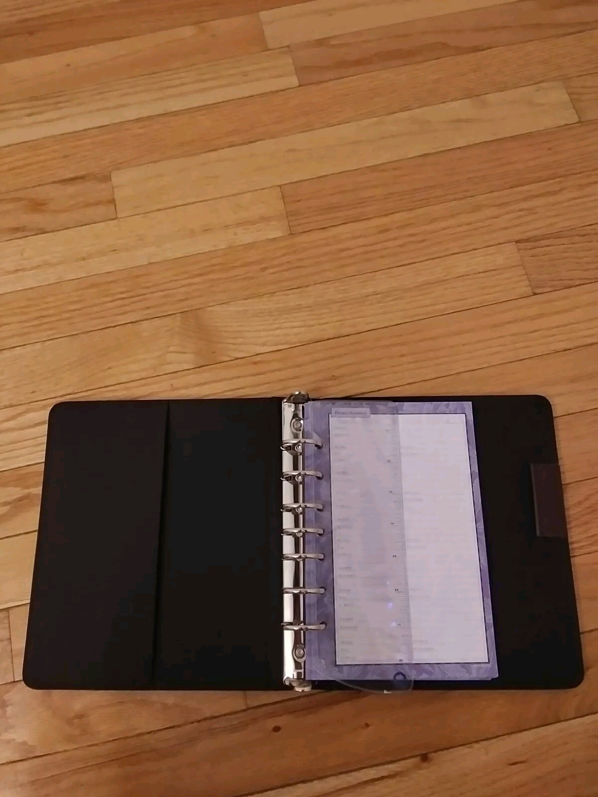 Franklin Covey Burgundy Classic Open Synthetic Materials Binder