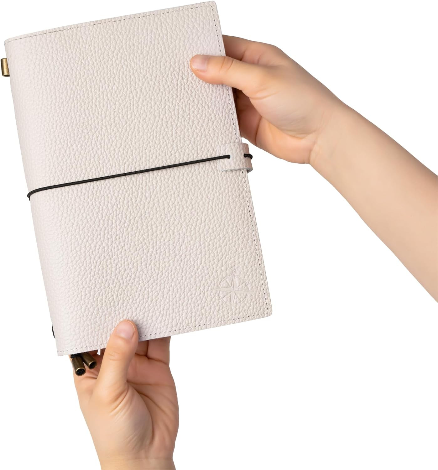 A5 Travelers Notebook with Pockets – Oat Leather Journal – 6″ X 8.5″ (15 X 22Cm)