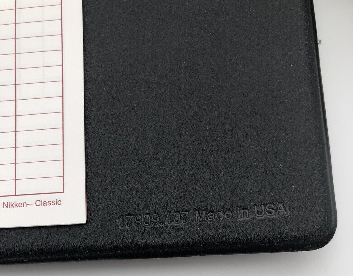 Franklin Type Classic Open Binder 3-Ring Green Faux Leather Made in the USA
