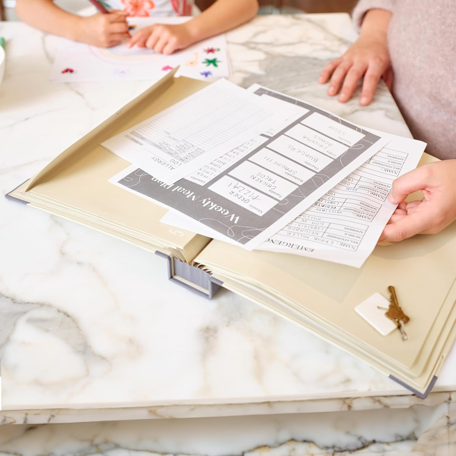 The Folio® Important Document Organizer by | Binder with Guided Labels, Acid-Fr