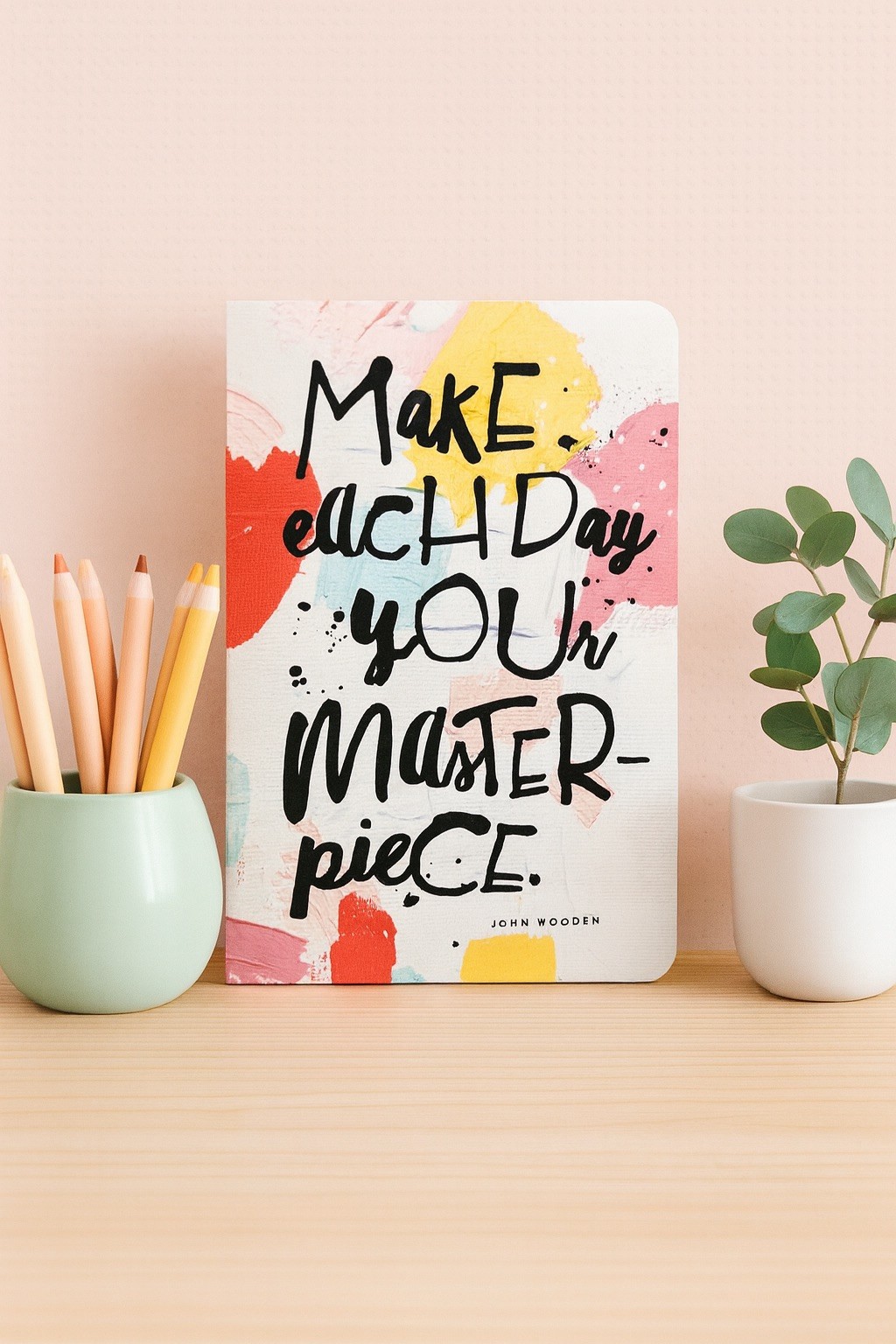 Compendium Softcover Journal – Make each day your masterpiece. – A Write Now