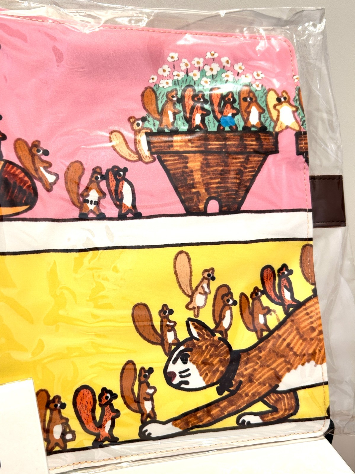 Hobonichi Techo 100%ORANGE Squirrel Theme 2026 A5 Cousin Planner Cover Japan NEW