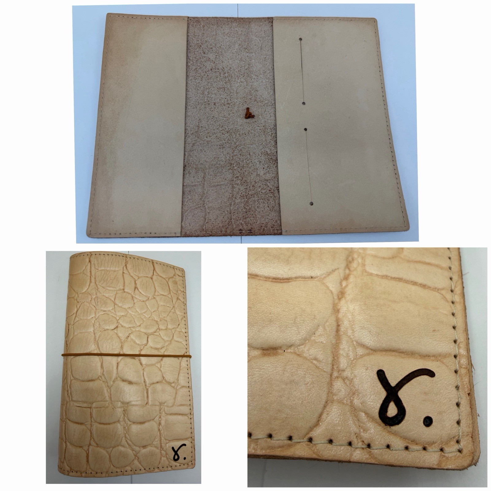 Sojourner B6 Slim Traveler’s Notebook Cover Rare Embossed Leather TN
