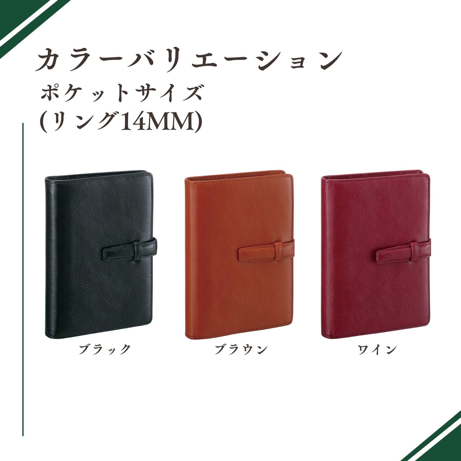 Raymay Fujii Davinci Standard Pocket System Planner, Wine DP3008Z