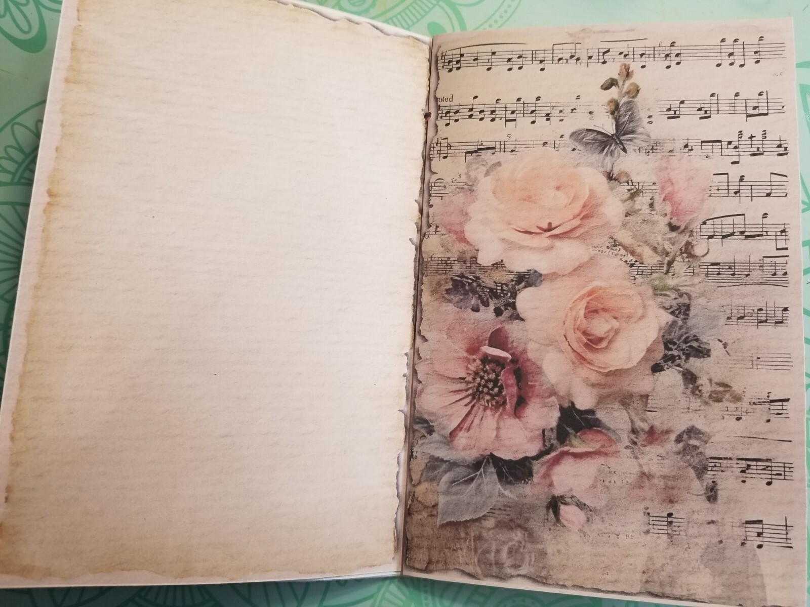 Junk Journal Blank Booklet “THE BALLERINA” HANDMADE Dance Ballet