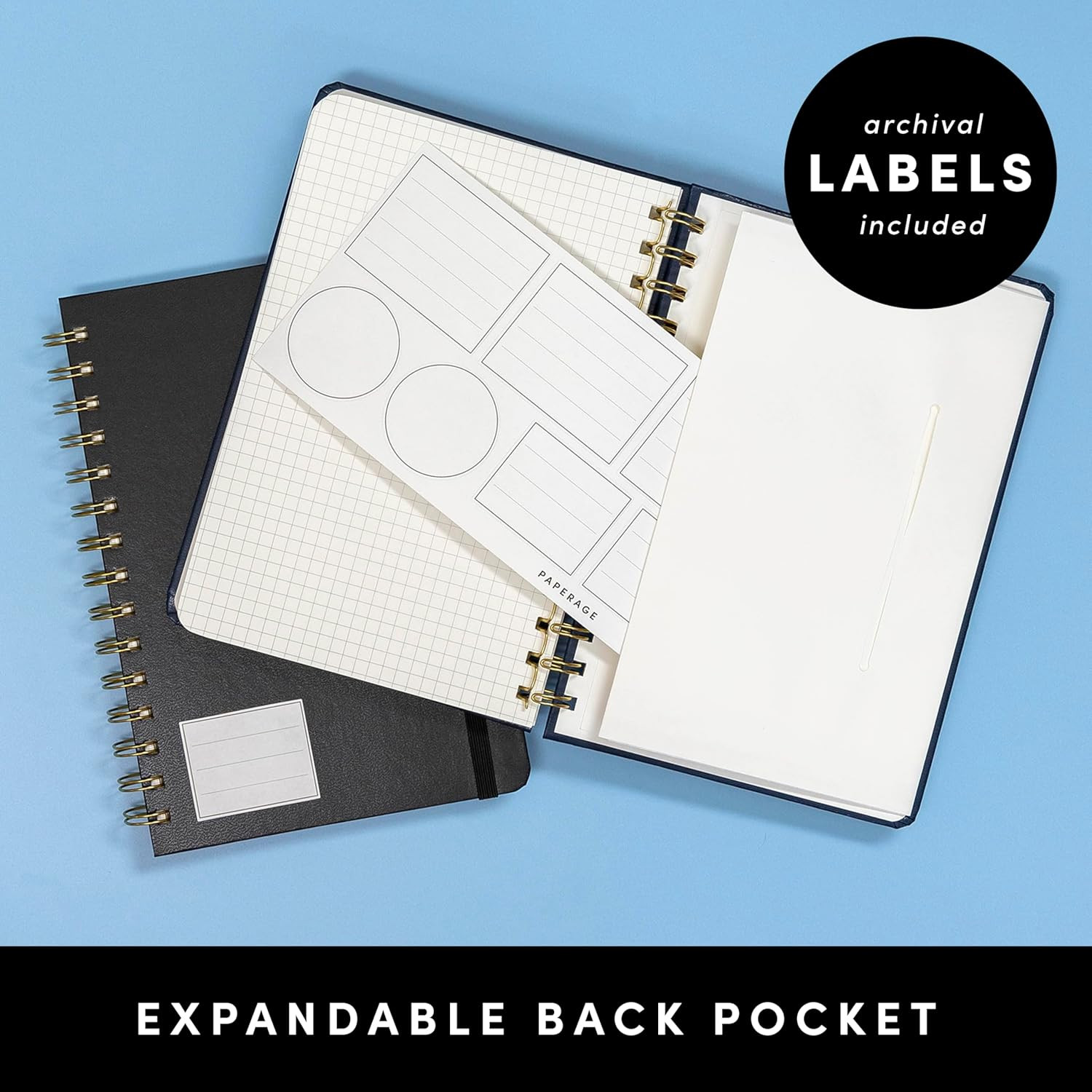 Graph Paper Spiral Notebook & Journal, (Blush), 160 Pages, Medium 5.5 inches x 8