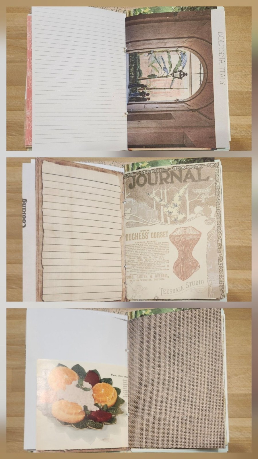 Junk Journal Handmade 90 pages 6×9