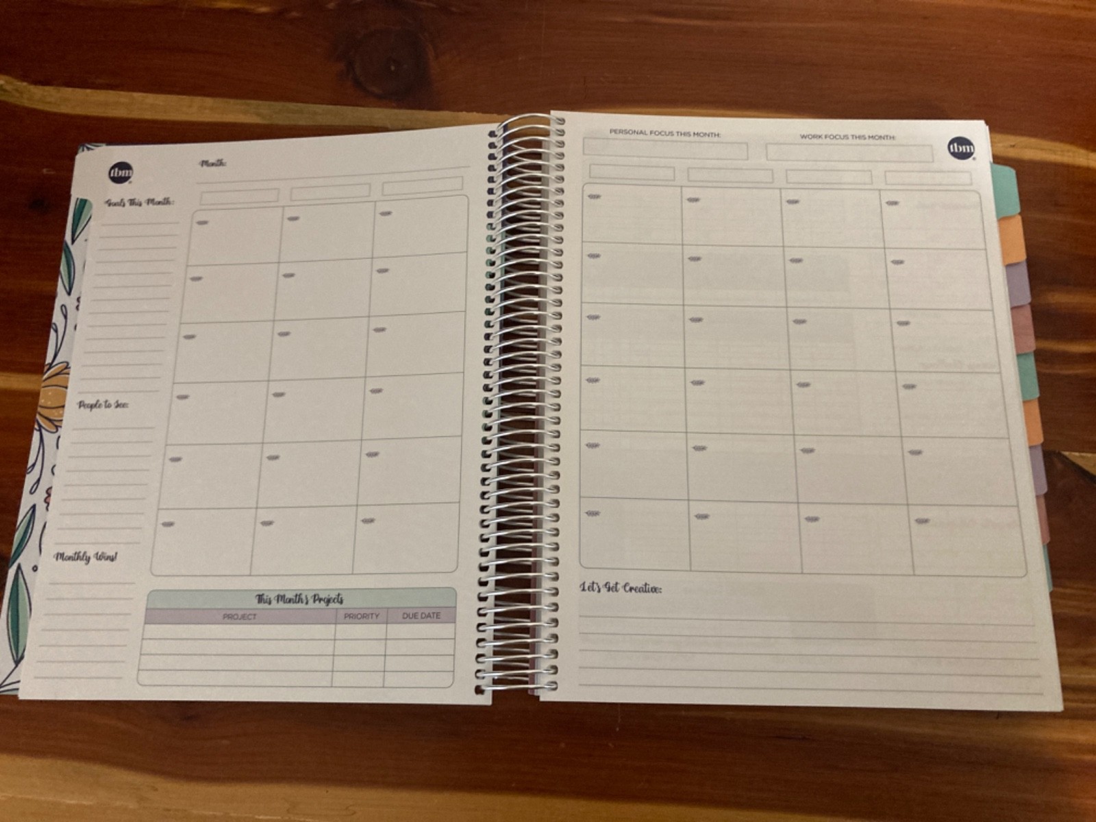 NEW The Budget Mom Live Rich Planner (Small) and Pink Folio