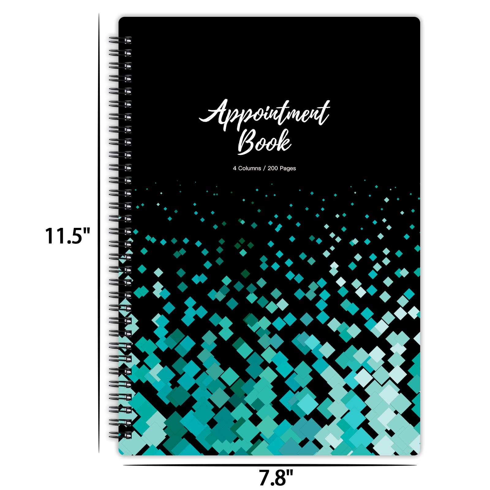 Appointment Book – Undated Salon Appointment Book, Daily＆Hourly Schedule Book…