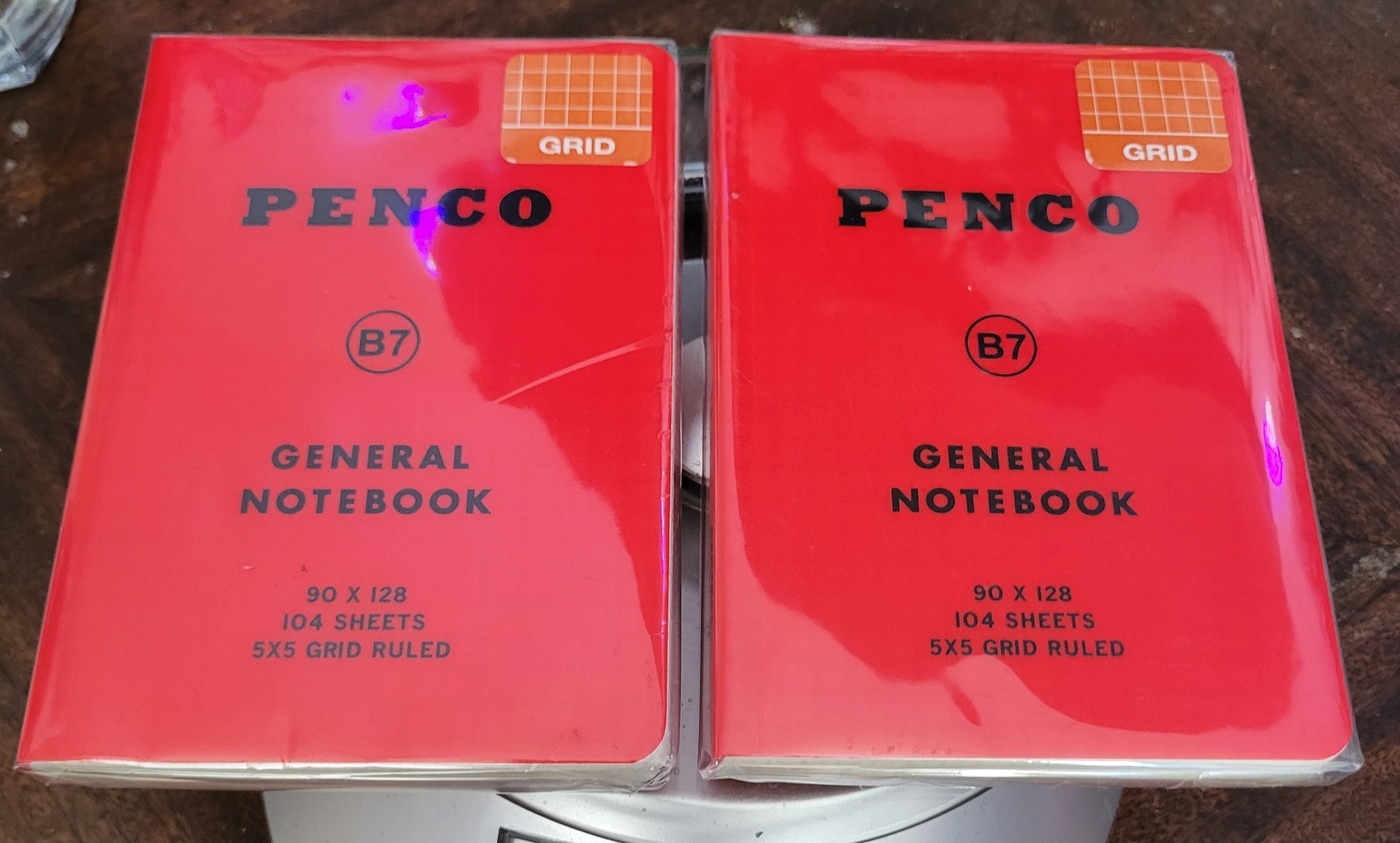 Hi Tide Penko Notebook B7 Square Red CN158