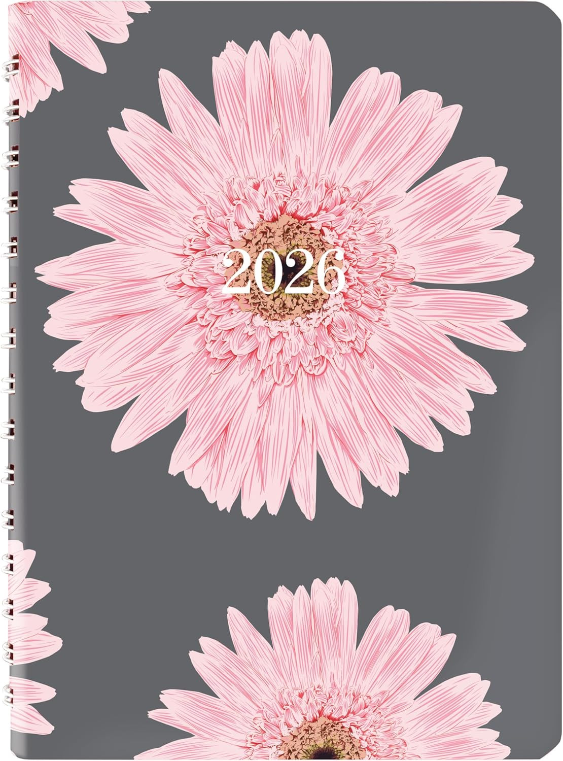 ® 2026 Pink Essential Daily/Monthly Planner, Appointment Book, 12 Months, Januar