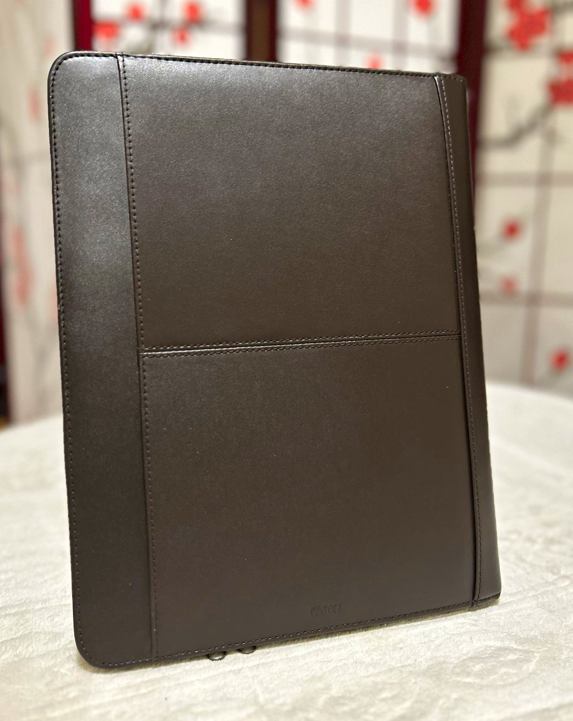 Wilson’s Black Leather Zip-Around Organizer Portfolio Notepad, Card & ID Slots