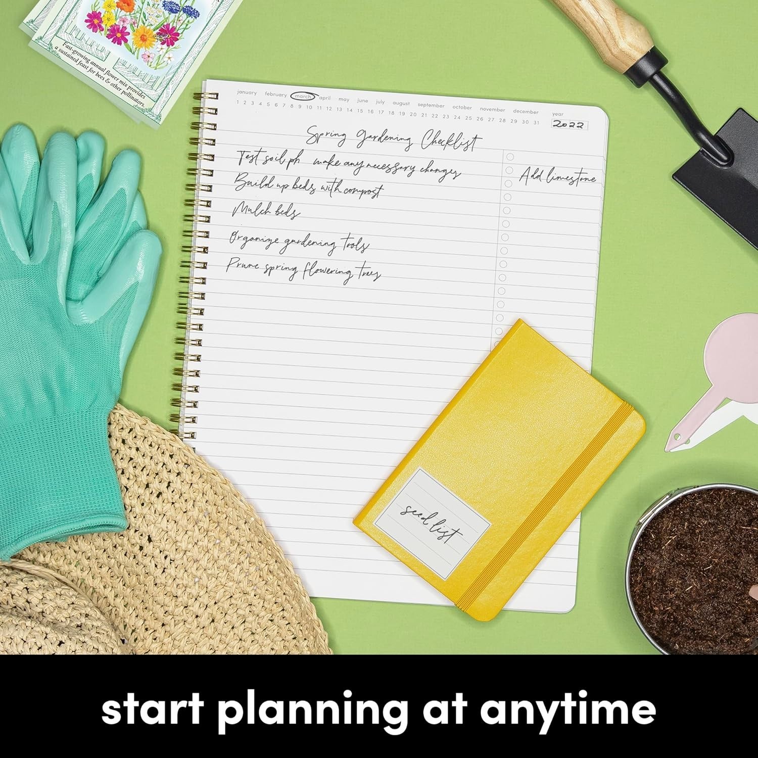 PAPERAGE Undated Daily Planner & To Do List Notepad (Blush), 8.5 in x 11 in