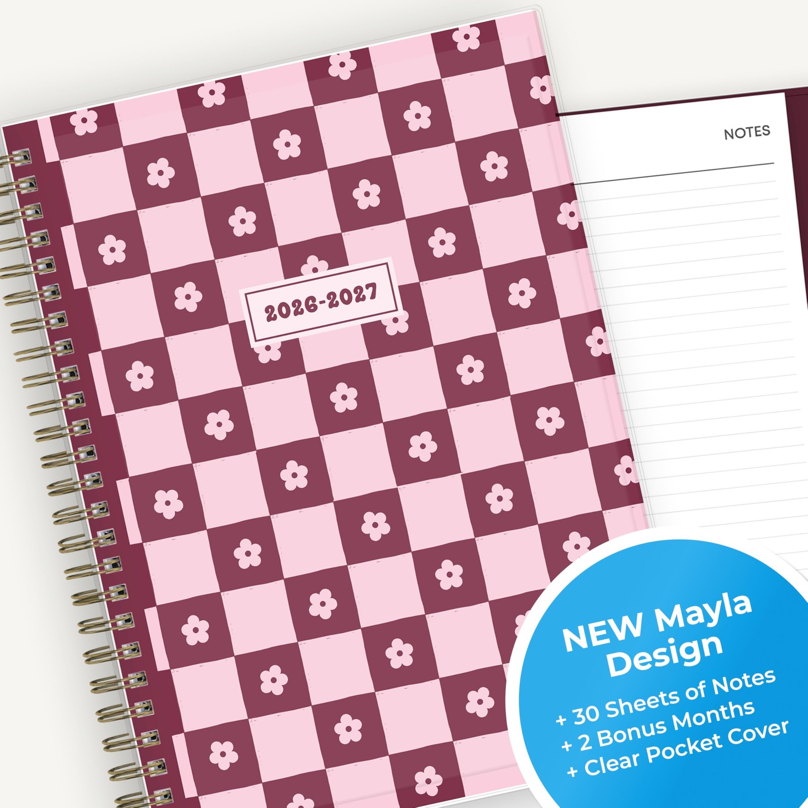 Blue Sky 2026-2027 Weekly and Monthly 5.875″ x 8.625″, Mayla- 2026/2027