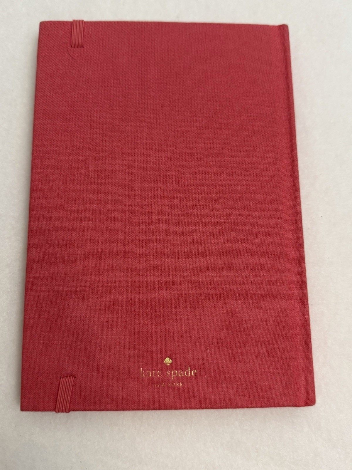 NEW kate spade new york Travel Journal Red Fabric Cover Blank Diary
