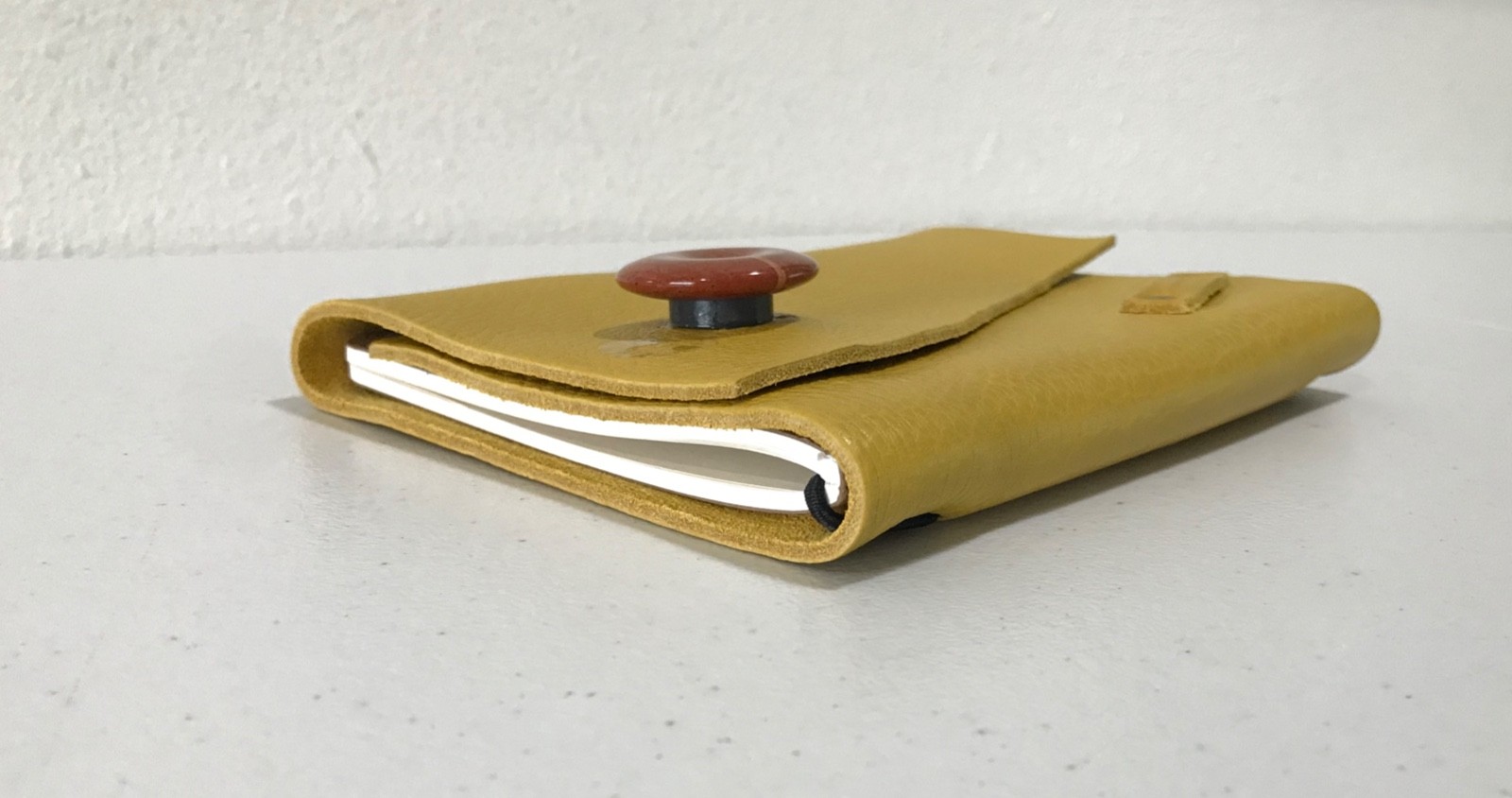 Portland Leather Goods Yellow Journal Notebook As Is READ