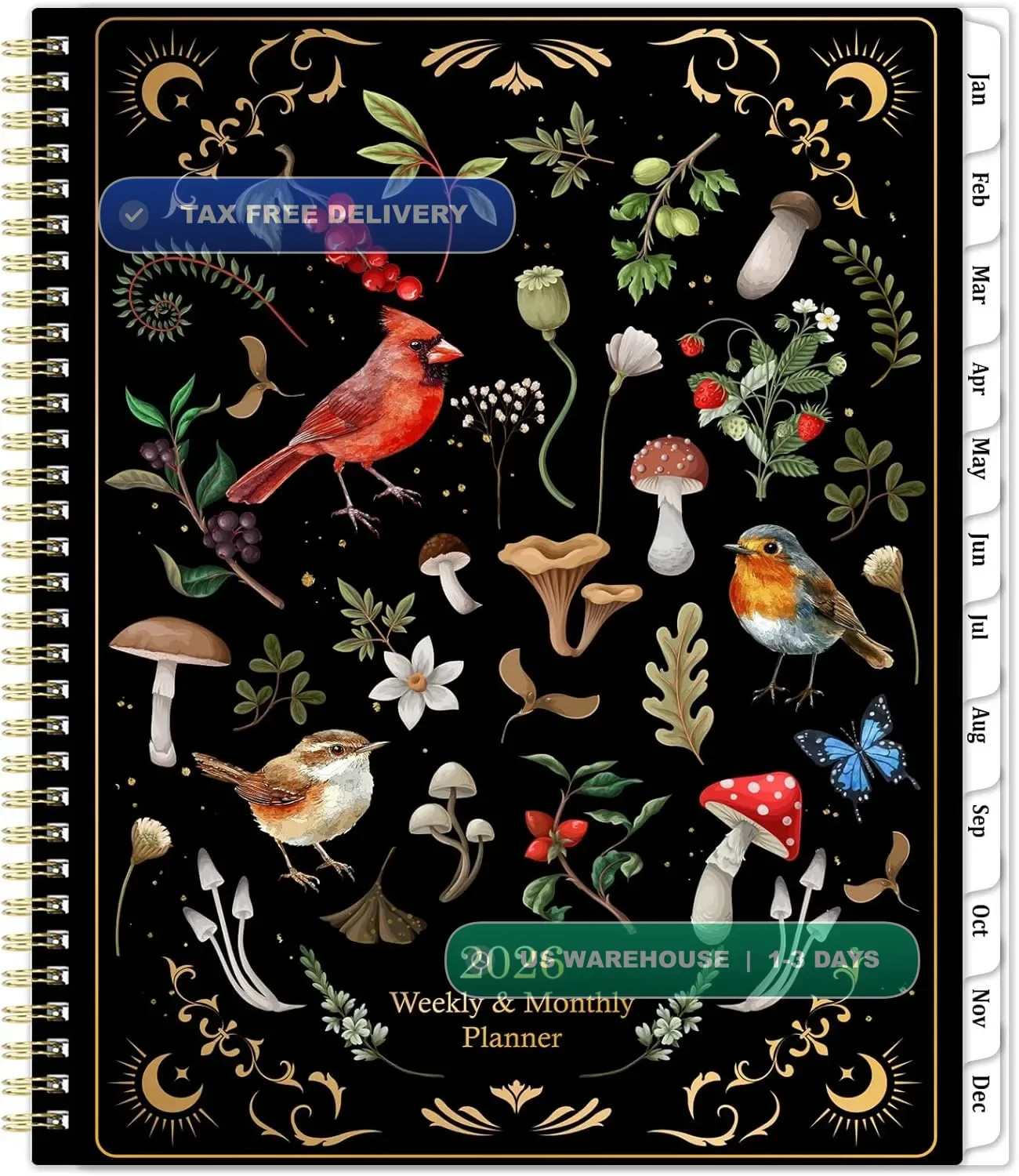 2026 Planner – Planner 2026, 9″ x 11″, Jan 2026 – Dec 2026, 2026 Weekly Monthly