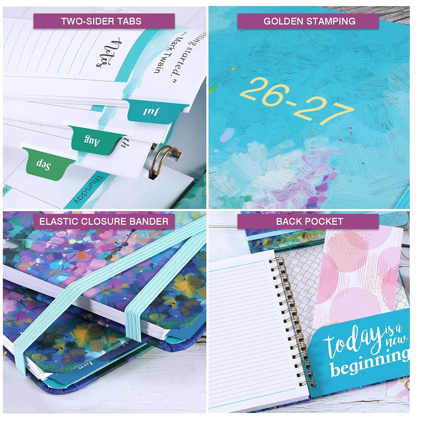 2027 Academic Planner 2026-2027 Daily Weekly Monthly Student Teacher Calendar
